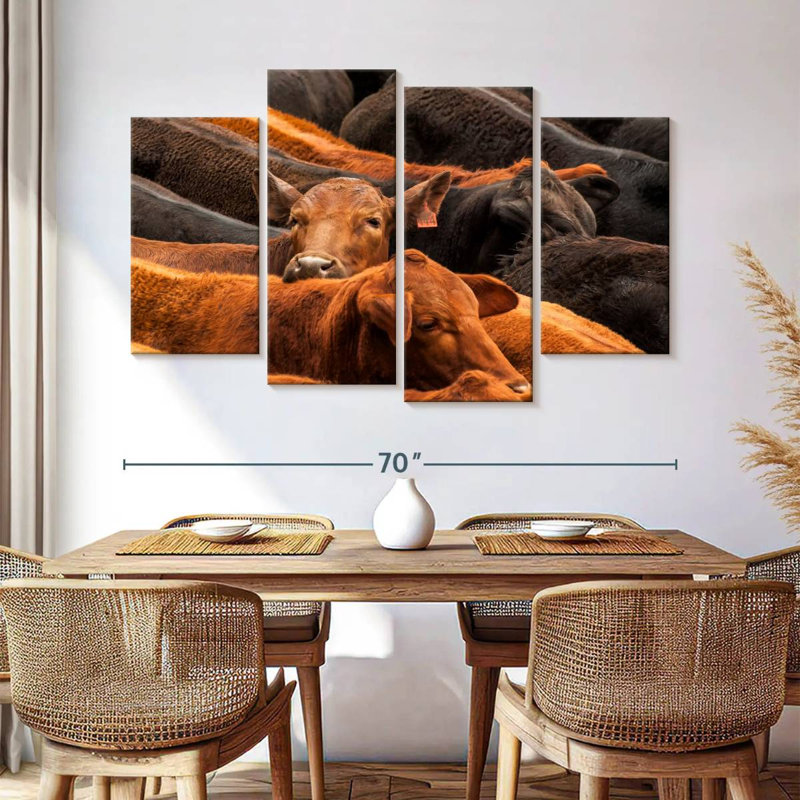 Brampt Beef Cattle, 42" H x 68" W