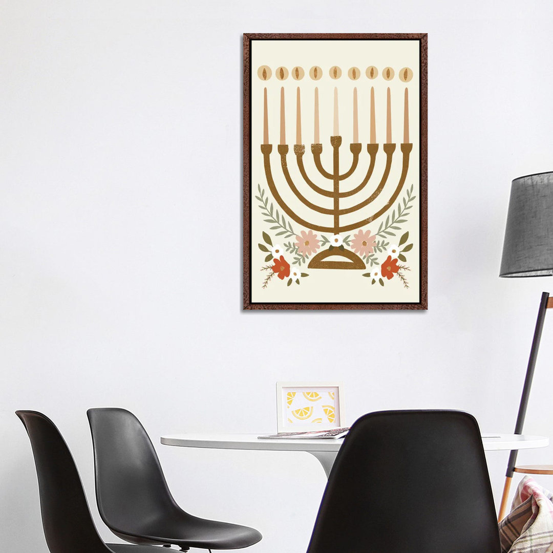 Natural Hanukkah Collection II von Victoria Barnes - Galerie-verpackte Leinwand Giclée auf Leinwand