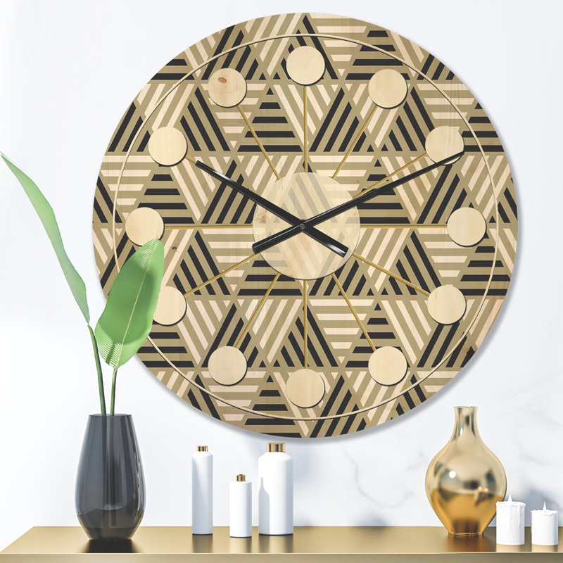 Horloge murale triangulaire, Petit