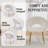 Upholstered Back Armchair Dining Chair-1765038324