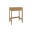 Bureau d'ordinateur, 1 tiroir, 4 pieds, chêne naturel