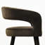 Tabouret de bar 24 po en velours à hauteur de comptoir avec repose-pieds doré-1265955617