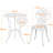 2 - Person Metal Patio Dining Set with Round Table-1518288993