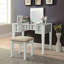 Ensemble de meuble-lavabo style transitionnel 1 pièce avec tabouret avec tiroirs de rangement Core Design-422506686
