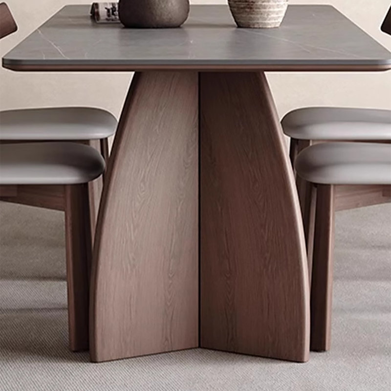 Table de salle à manger moderne et minimaliste, H 29,5 po x L 63 po x l 31,5 po