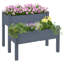 Lit de jardin surélevé à 2 niveaux 34 "x 34" x 28 "-1964901806-1986220876