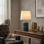 Modern Eads & Ealey Ceramic Table Lamp – Stylish & Sophisticated Handcrafted Accent Lighting for Bedside, Living Room or Office