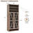 10-Tier 40 Pair Shoe Storage Cabinet with Adjustable Shelves & Open Cubbys, Farmhouse Wood Tall Entryway Shoe Cabinet with 2 Doors-402706249