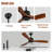 36-Inch Wood Ceiling Fan Without light