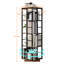 137.5cm H x 40cm W Metal Bookcase-1230569986