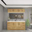 Meuble-lavabo autoportant de 72 po avec double lavabo en acrylique renforcé Victoria-100853521