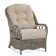 Chaise avec accoudoirs en rotin Everglade