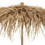  Parasol Tiki en bambou naturel, feuille de bananier, diamètre de 59,1 po