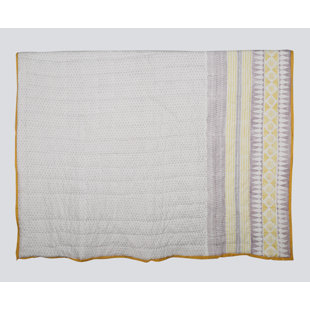 Cotton Geometric Shapes Quilt