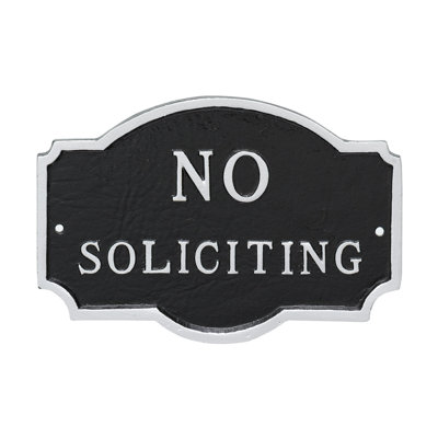 Petite Weather Resistant Metal Garden Plaque
