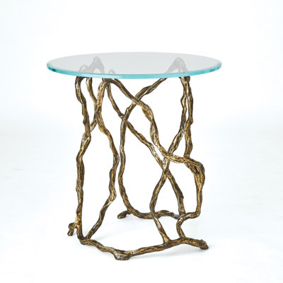 Table d'appoint Twistwood - Laiton antique