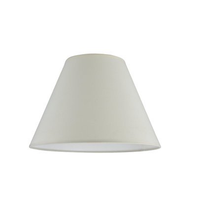 Abat-jour empire H 11 "en lin blanc cassé