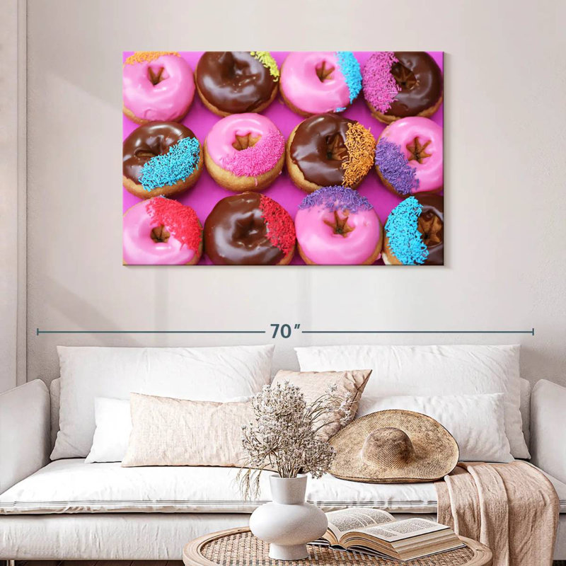 Yarlin Sprinkled Donuts, H 30 po x l 45 po