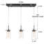 Luminaire suspendu pour îlot de cuisine 3 lumières Chealsey-587496931