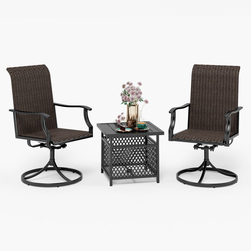 Ensemble bistro long pour 2 personnes Alyah