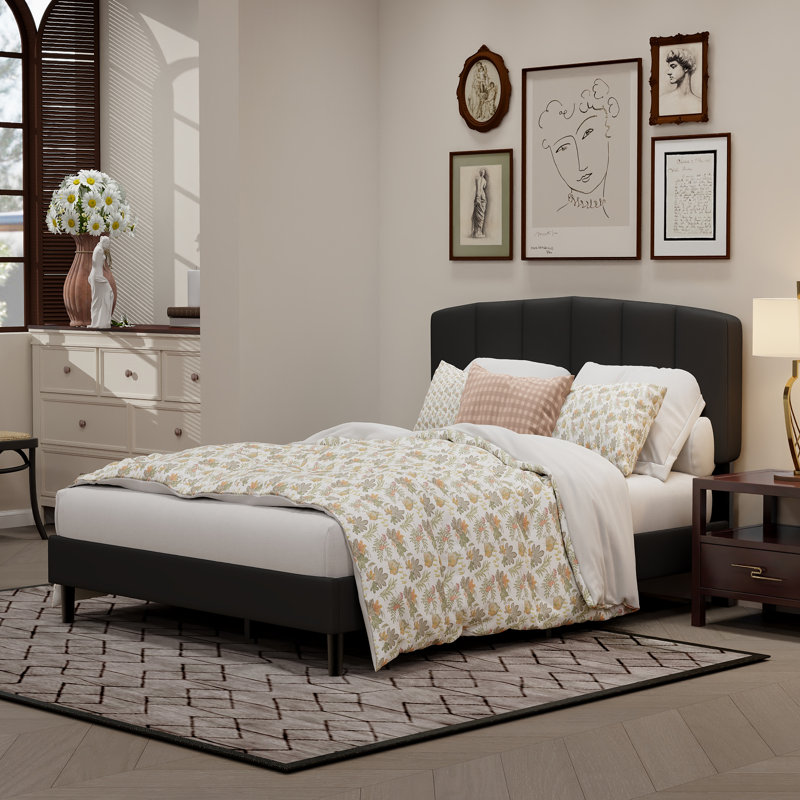 Standard Bed, Black, Full/Double