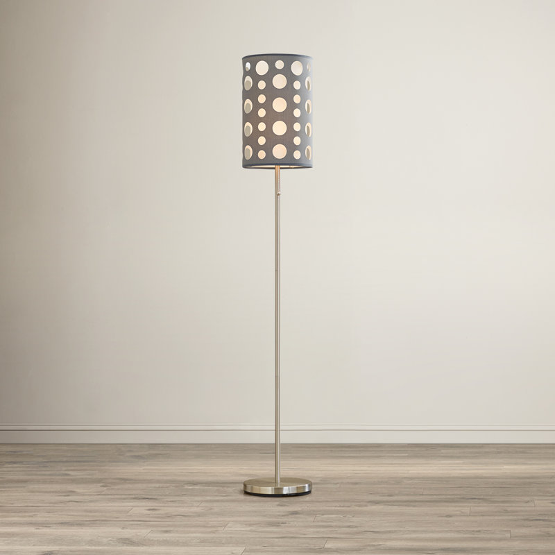 Lampe sur pied 62 po O'Connell, Gris