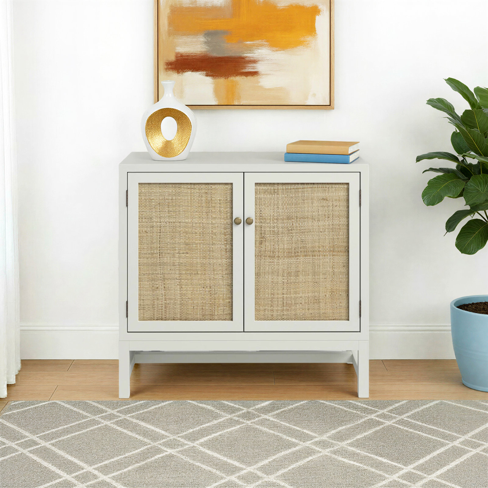Pepperdine Accent Cabinet, White