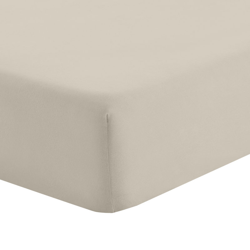 Modern Threads 4-Piece 100% Cotton Flannel Sheet Set – Soft and Durable for Every Season, Tan, King Sheet Set