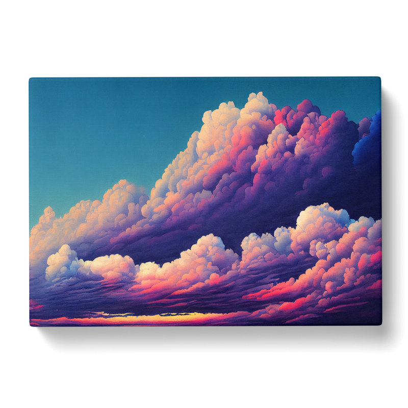 Pastel Cloudy Sky Vol.1 - Wrapped Canvas, 35cm H x 50cm W x 3cm D