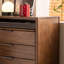 Armoire de rangement simple en noyer