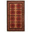 Hand-Knotted Rizbaft Tan Wool Rug 3'3" X 6'3"