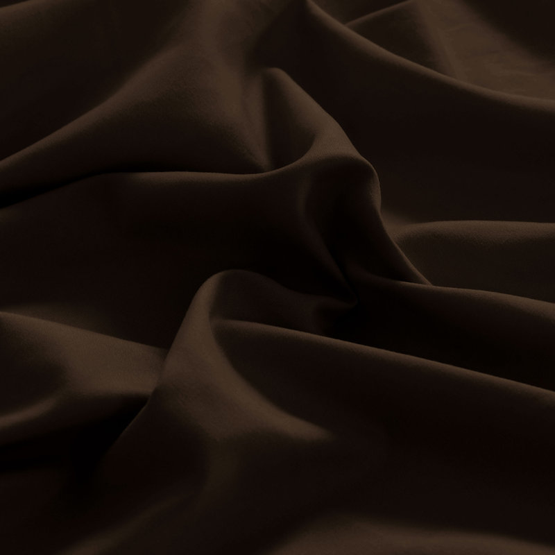 Soft Microfiber Single Flat Sheet - Basics by Wayfair™, Twin Flat Sheet, Brown