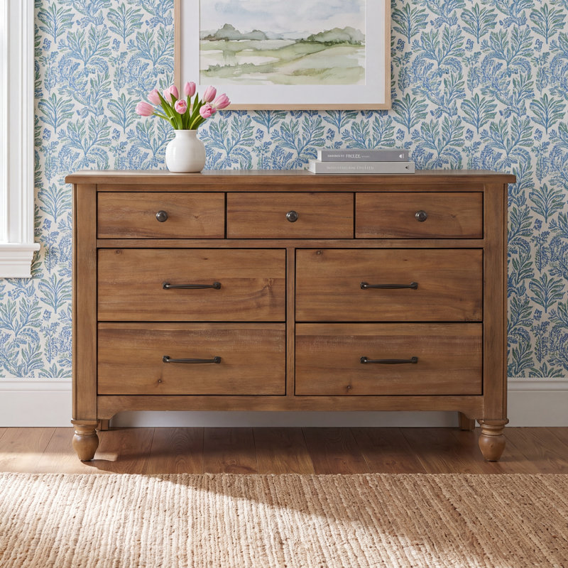 Edan Highland 7-Drawer Farmhouse Wood Dresser