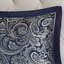 Ensemble d'édredon 12 pièces avec draps bleu marine-117508772
