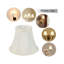 Abat-jour de lustre, seulement pour les ampoules à candélabre, abat-jour de lampe à pince, 3 po x 6 po x 5 po, ensemble de 6 pièces