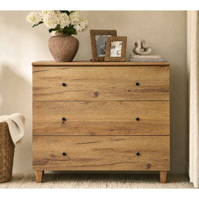 Commode 3 tiroirs L 35,4 po Lysiane