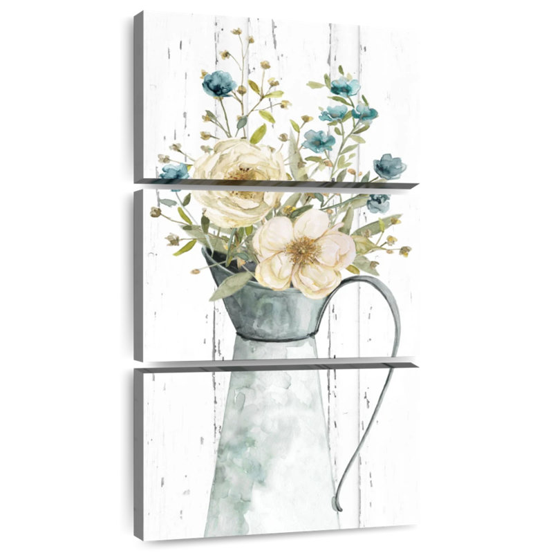 Bouquet de fleurs de ferme II, H 27 po x l 12 po