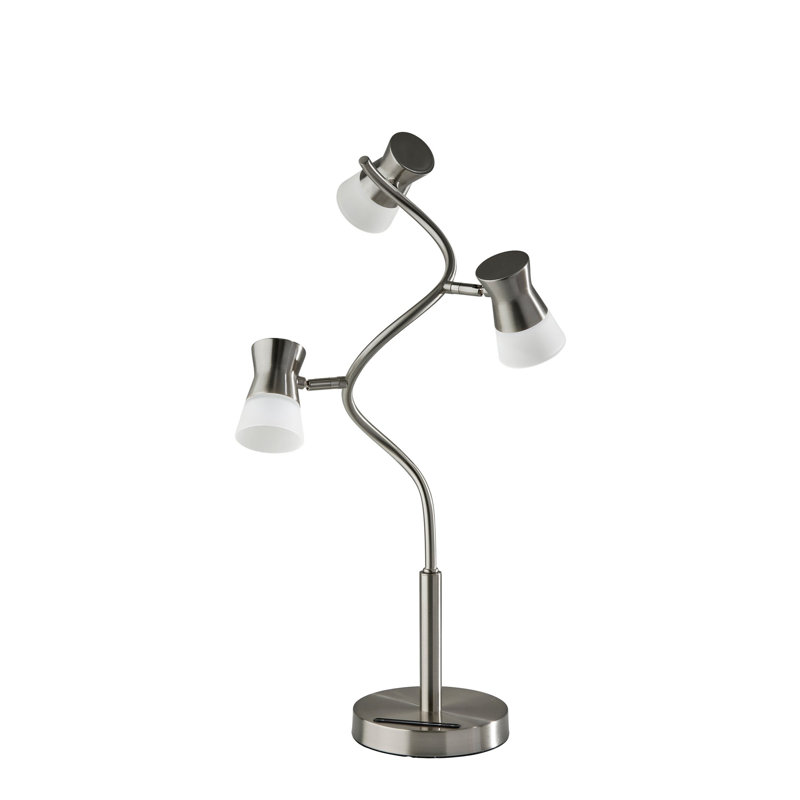 Lampe de bureau en métal Fadya