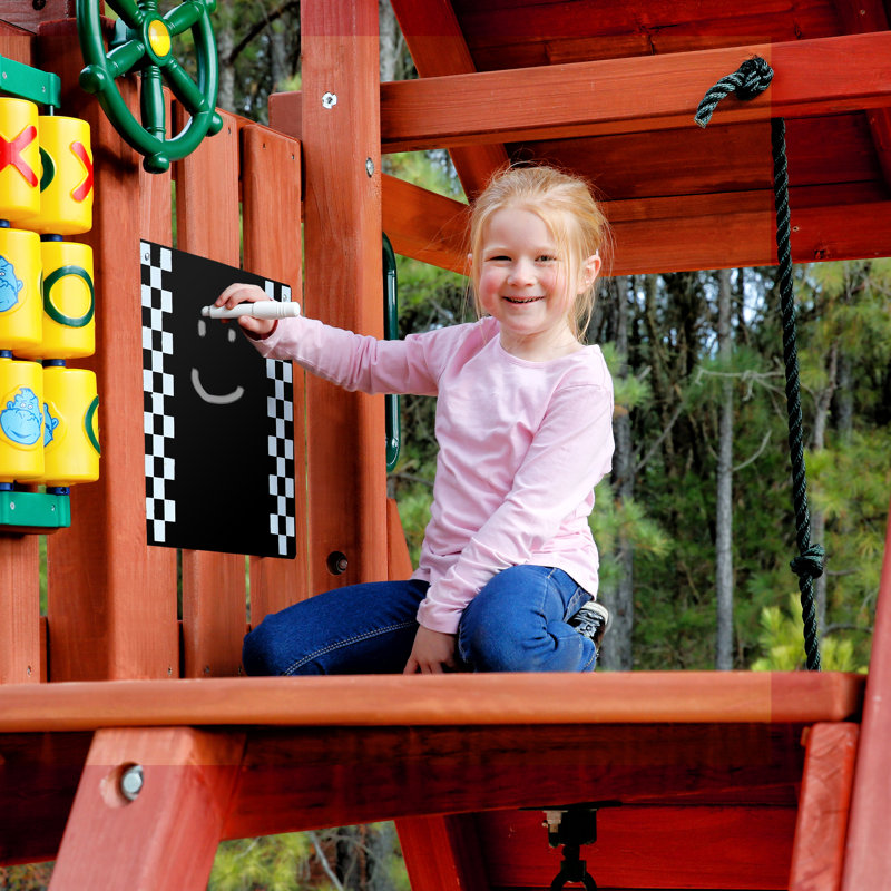 Black Metal Magnetic Chalkboard Kit for Playsets