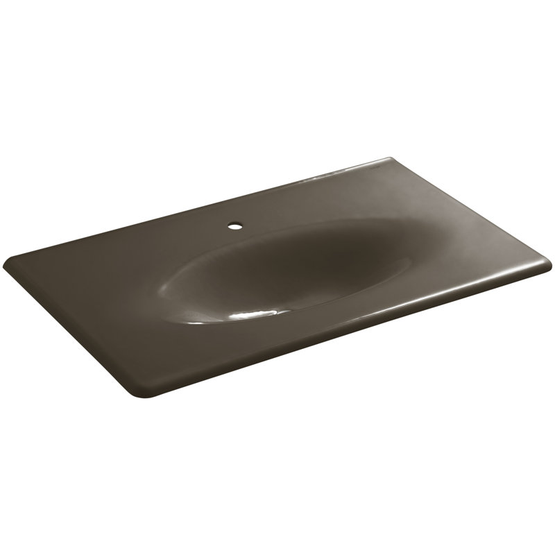 Plateau de meuble-lavabo 38 po Iron Impressions, Daim, Simple