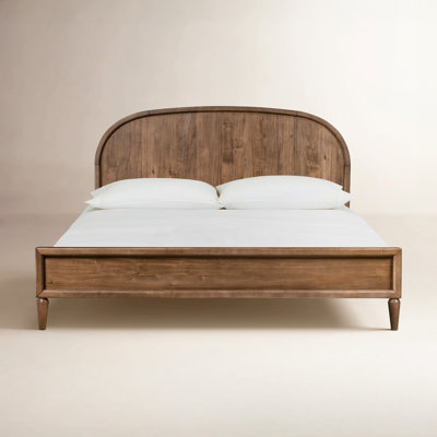 August Solid Wood Platform Bed