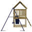 Gast Freeport Park Solid Wood Swing Set with Swing(s) Slide(s)-910724110