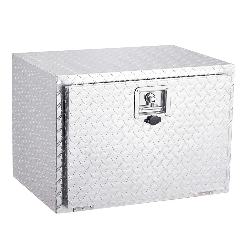 Aluminum Underbody Truck Box With T-Handle Latch, Silver