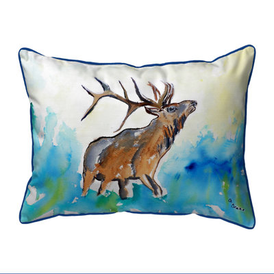 Elk Indoor/Outdoor Lumbar Pillow