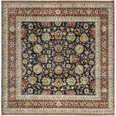 One-of-a-Kind 10' X 10'1" Wool Area Rug in