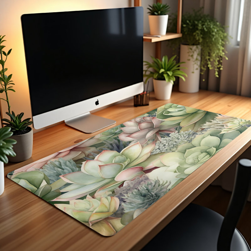 Polyester Desk Pad, 14.4x12.1
