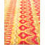 Tapis unique vert / rouge / jaune noué à la main de conception unique 4 pi 10 po x 8 pi 1 po Udella