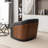 Andretta Faux Leather Swivel Barrel Chair (Set of 2)-501394418