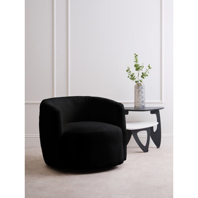 Upholstered Swivel Accent Chair