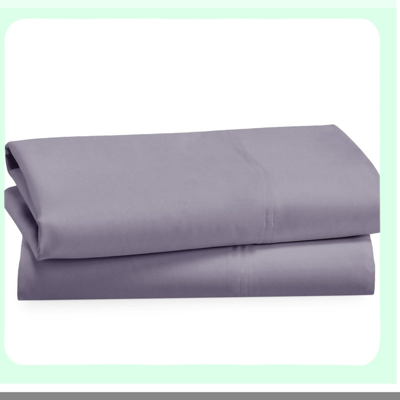 Lavender Dream 600TC Cotton Pillowcase Set - Hotel Quality, Luxuriously Soft & Cool, Crisp Lavender Pillow Covers, Set of 2 Cases for Pillows